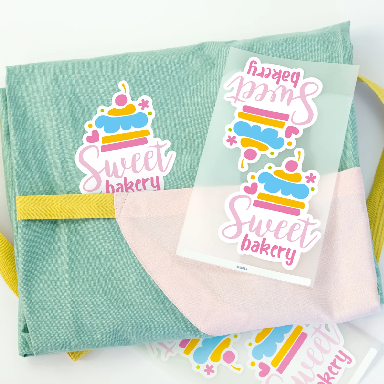 Custom Cut Iron-on labels