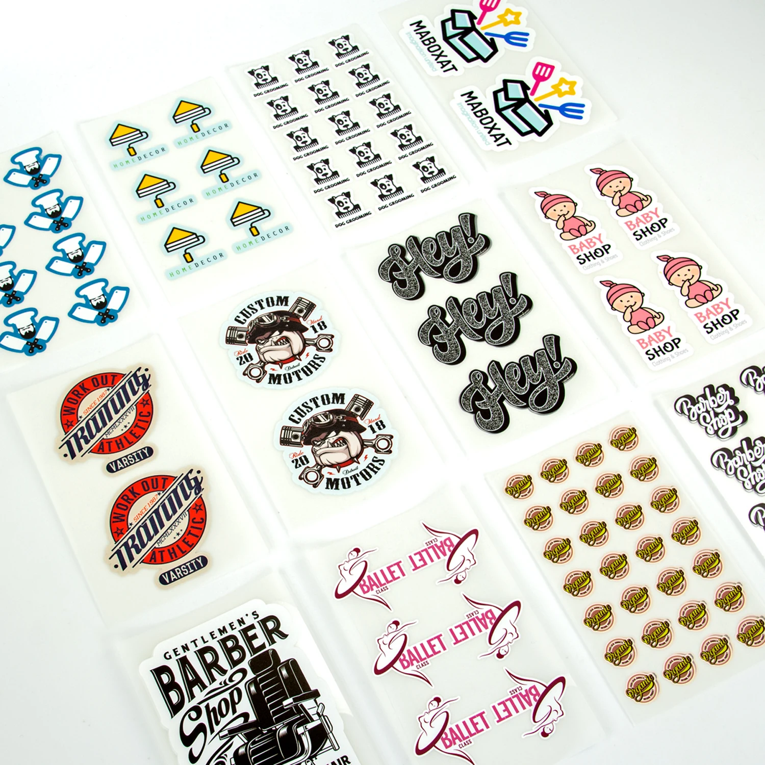 Custom Cut Iron-on labels