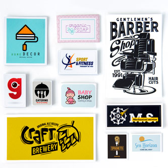 Egendesignade klistermärken