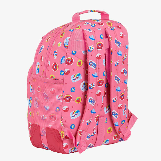 Cute Unicorn Safta Backpack with four Zipper