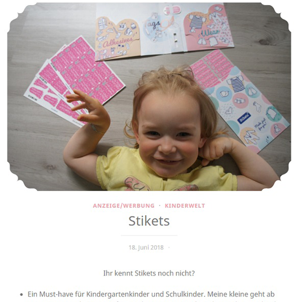 Ihr kennt Stikets noch nicht?