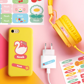 Set di etichette adesive personalizzate assortite