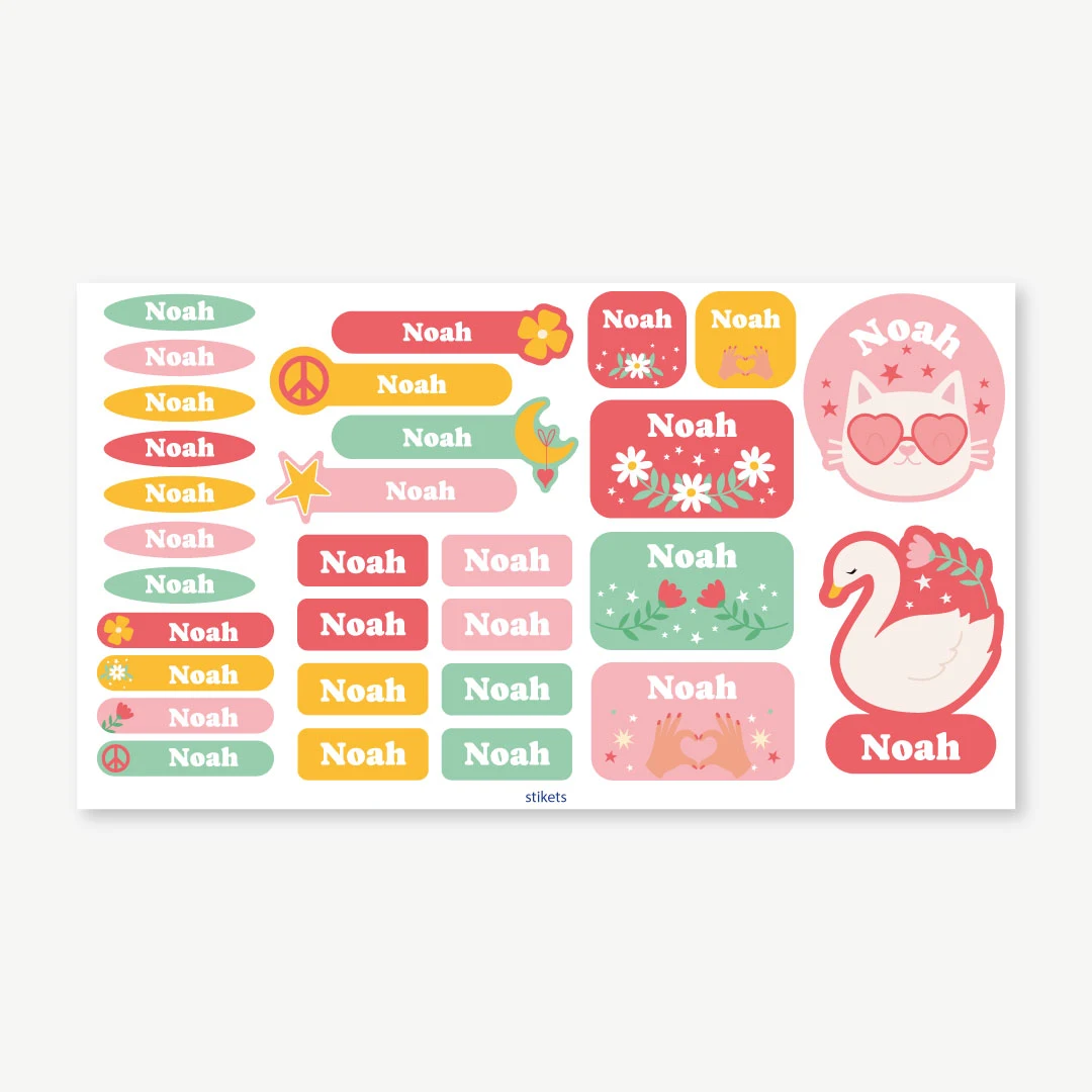 Personalised Stickers for Teens