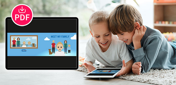 My Family - Personalised Digital Book