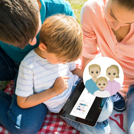 Racconto personalizzato per bambini La mia famiglia