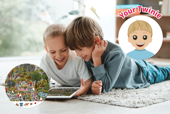 Where is My Twinie? Personalized Book by Stikets Where is My Twinie? Personalized Book by Stikets