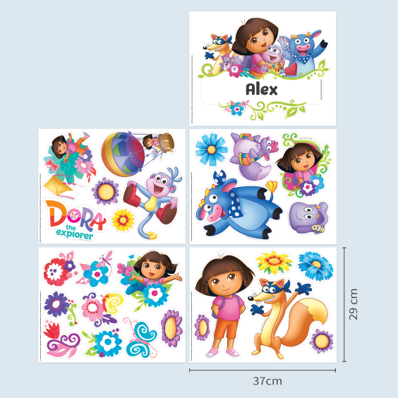 Dora the Explorer Custom Wall Sticker