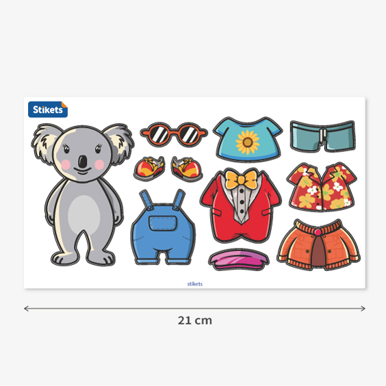 Dress Your Koalas Stickers