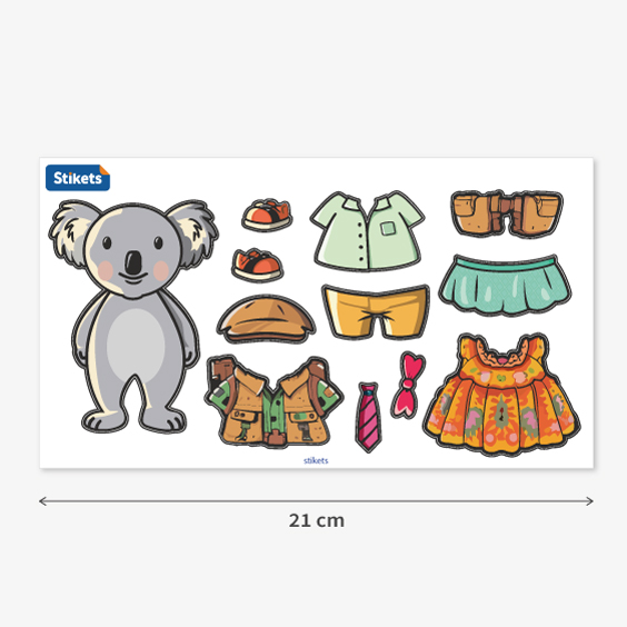 Dress Your Koalas Stickers