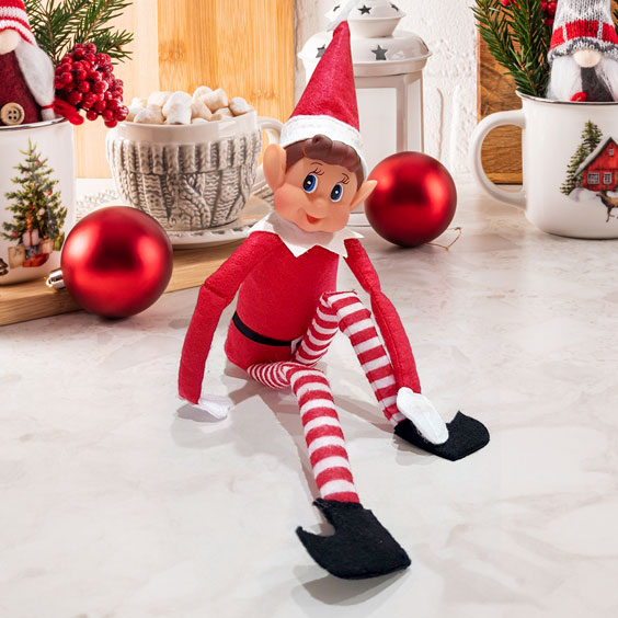 Playful Male Christmas Elf