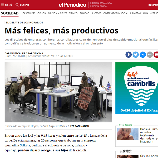 Más felices, más productivos