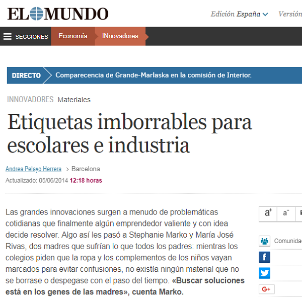 Etiquetas imborrables para ...