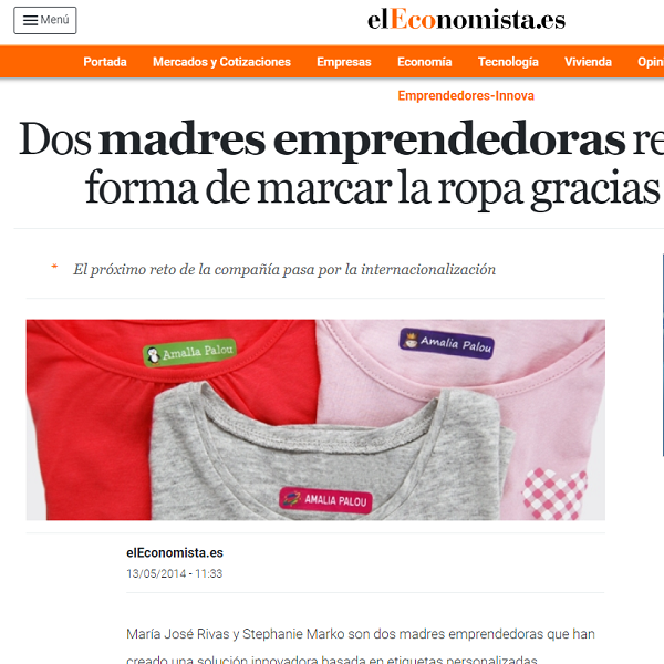Dos madres emprendedoras ...