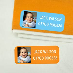 Iron on Photo Labels Medium