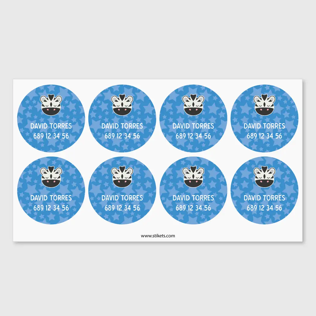 Large Round Labels