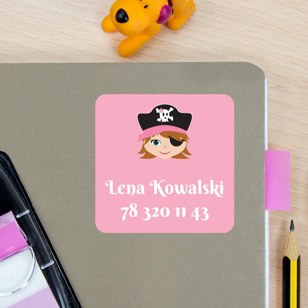 Naklejki imienne duże