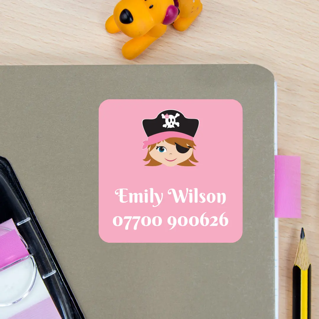 Large Name Stickers