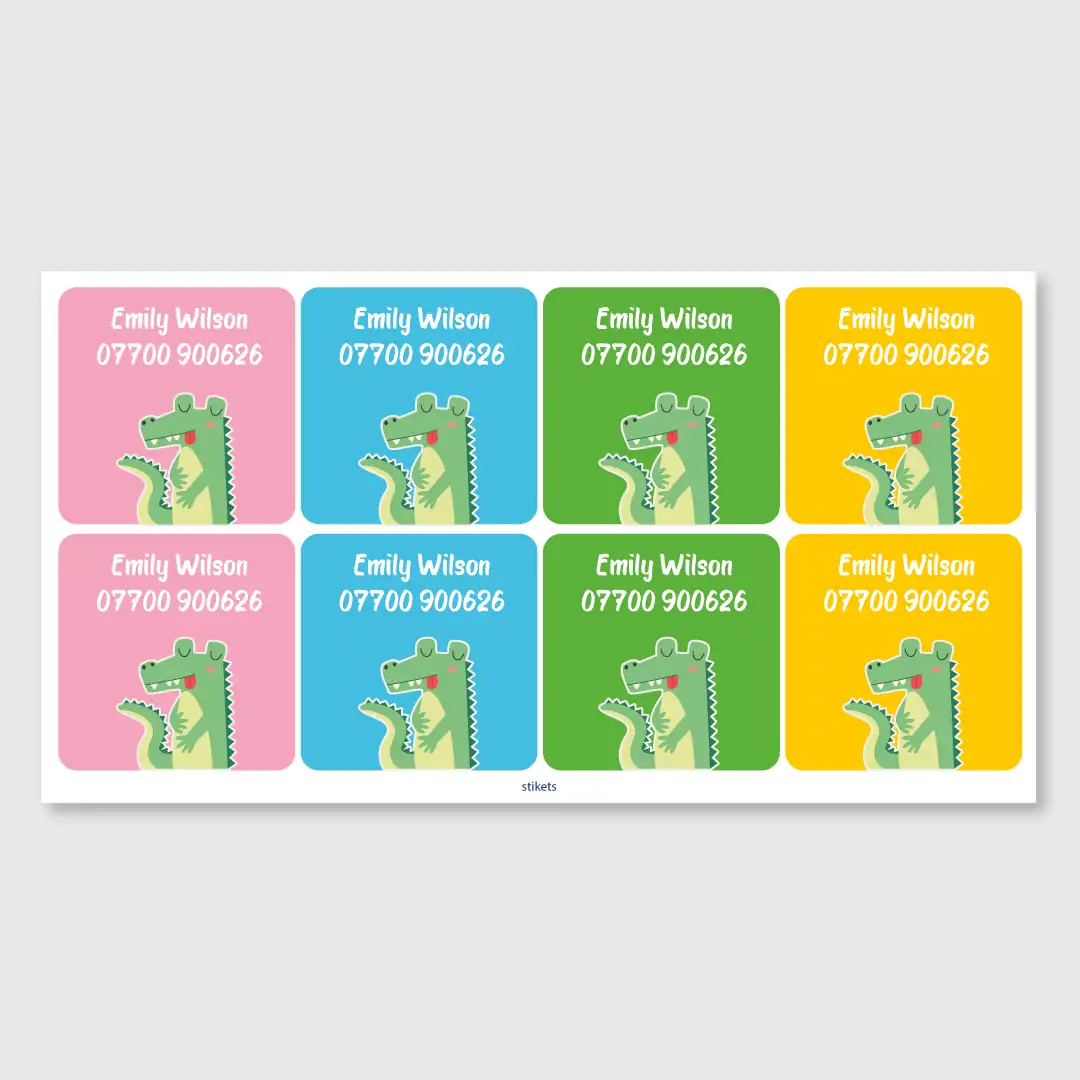 Large Name Stickers