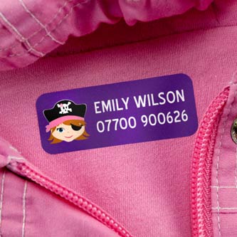 Medium Iron-On Name Labels