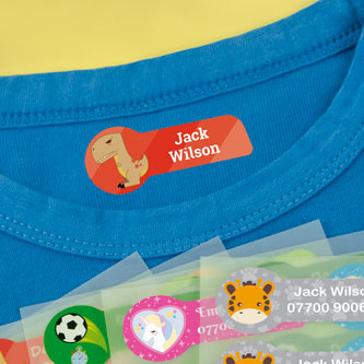 Medium thematic Iron-On labels
