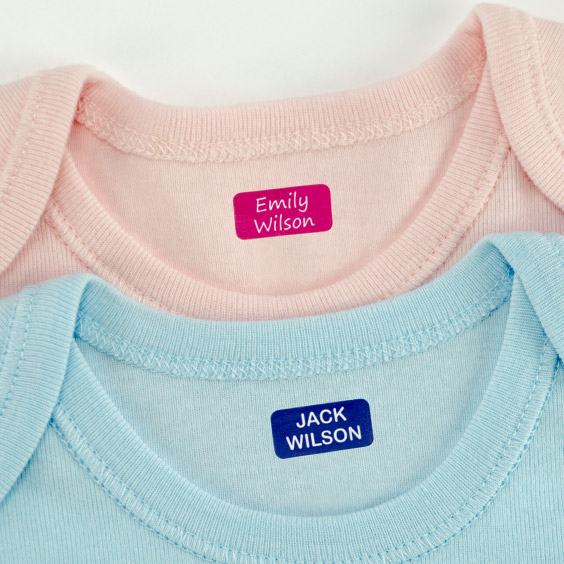 Mini Iron-On Name Labels