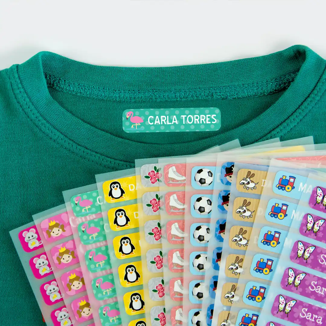 Small Iron-On Name Labels