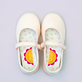 Left & Right Shoe Labels