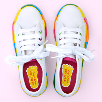 Footprint Shoe Labels