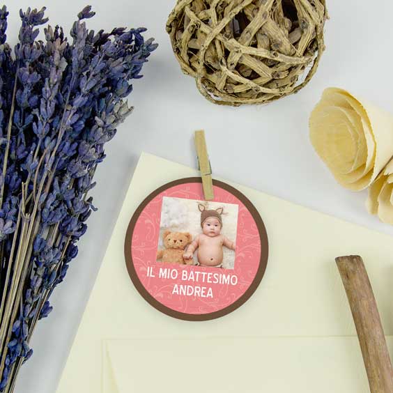 50 Etichette Rotonde In Legno Personalizzate Per Matrimoni, Battesimi E Feste - Stile Vintage, Diametro 2,5 Cm - Foto 6