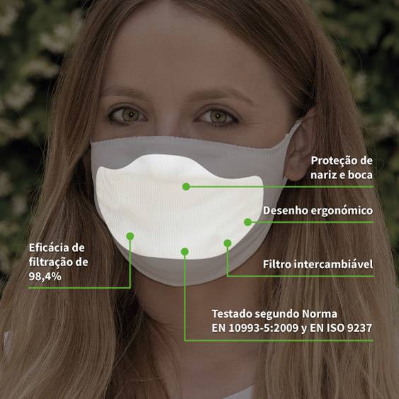 50 filtros de papel para máscaras adultos