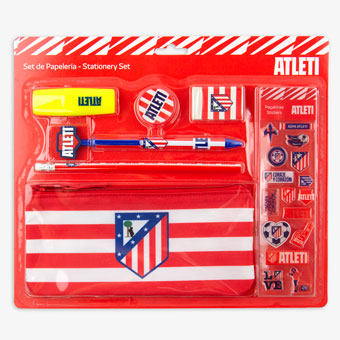 Set de papelería Atlético de Madrid