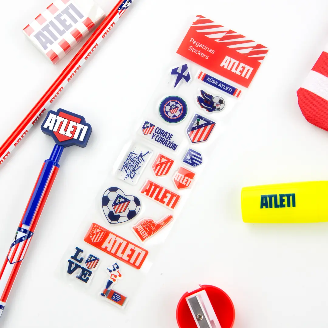 Set de papelería Atlético de Madrid