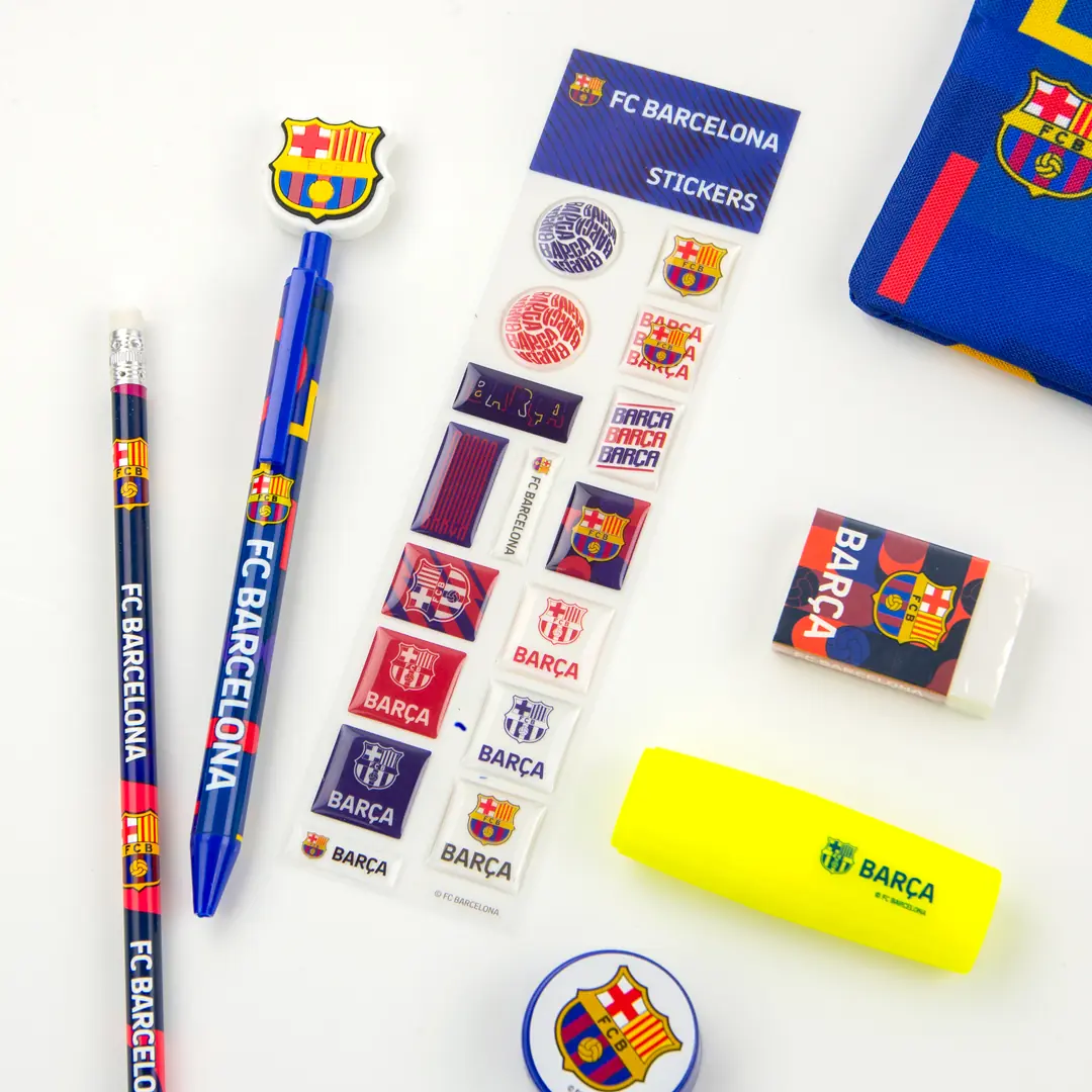Set de papelería FC Barcelona