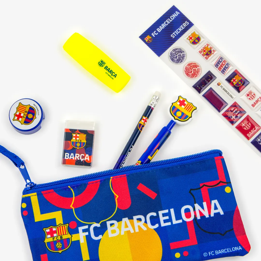Set de papelería FC Barcelona