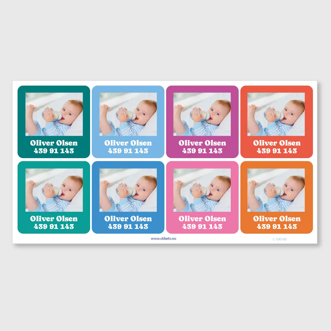 Big Photo Sticky Labels Big Photo Sticky Labels