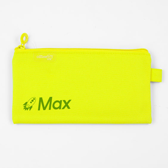 Personalized flat pencil cases