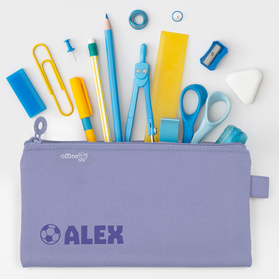 Personalized flat pencil cases