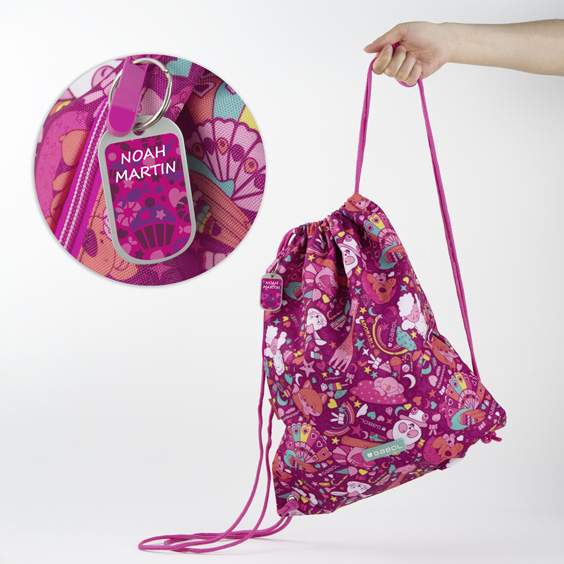 Gabol Toy Fucsia Drawstring Bag