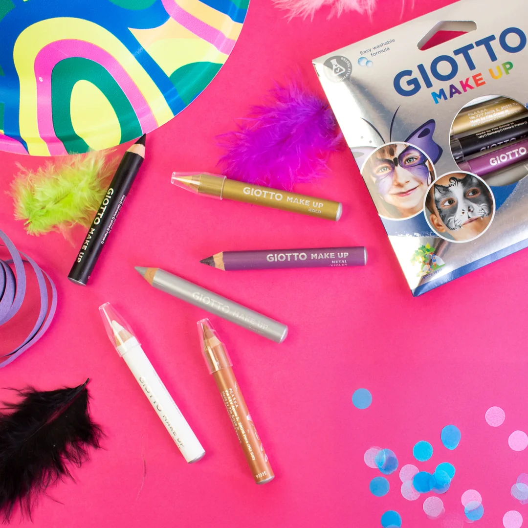 Set de 6 lápices de pintura para la cara de colores metálicos GIOTTO Make Up