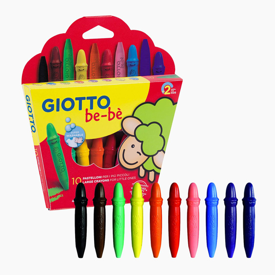 Giotto Be-bè Wax Crayons - Stikets