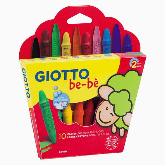 Pastelli a cera per bambini Giotto Be-bè - Stikets