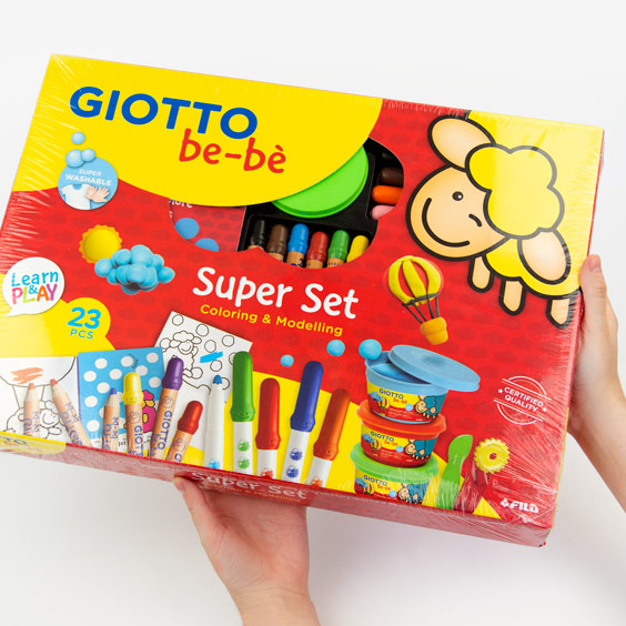 Giotto Be-bè Set for Painting, Playing and Modeling