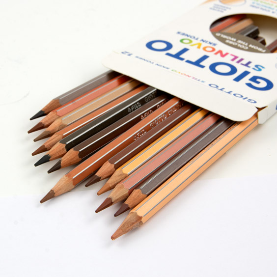 Giotto pencils Stilnovo skin tones