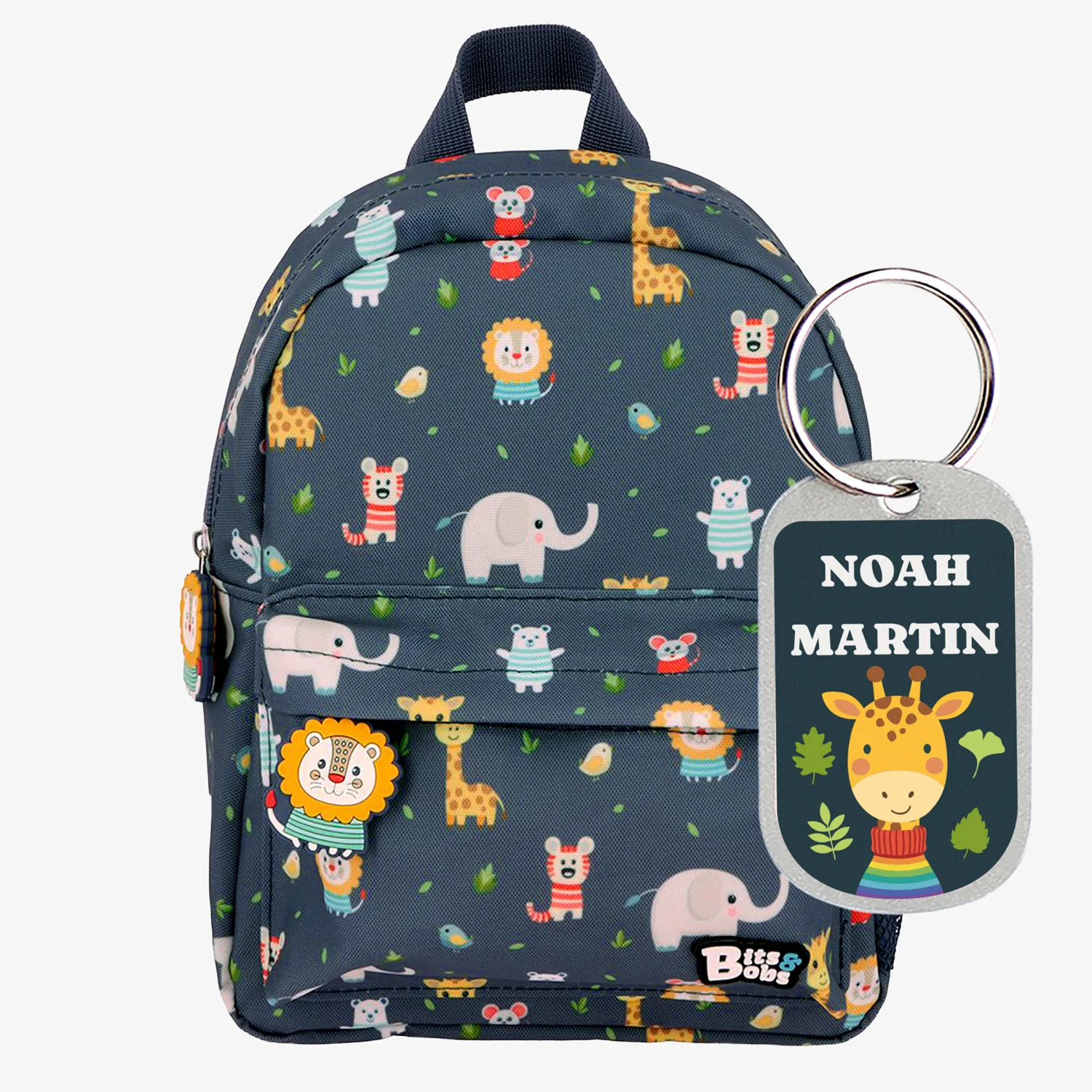 PL- Backpack Kids Grafoplas Safari Grey PL- Backpack Kids Grafoplas Safari Grey