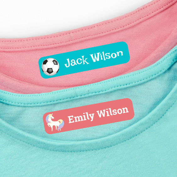 Small Iron-On Name Labels