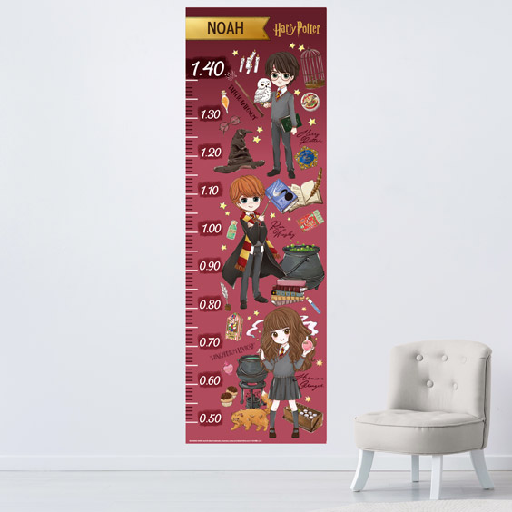 Personalized Harry Potter Anime Growth Chart