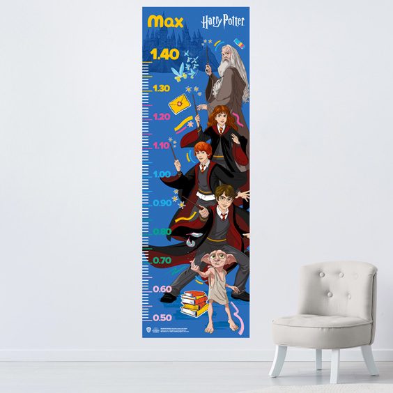 Personalised Harry Potter Comic Growth Chart Stikets