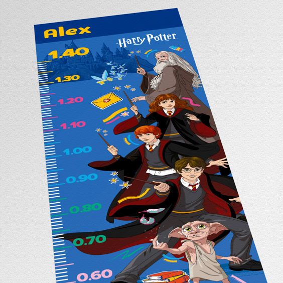 Personalizowana miarka wzrostu Harry Potter komiks