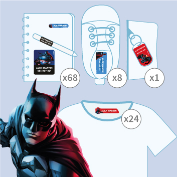 The Batman Etiketten-Pack 