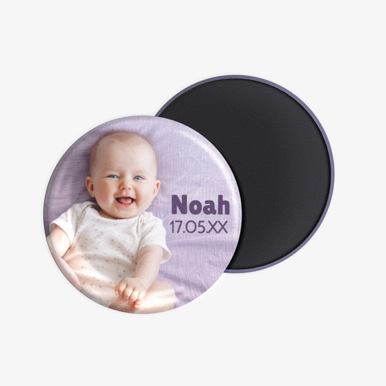 Personalized Round Fridge Magnets 32mm